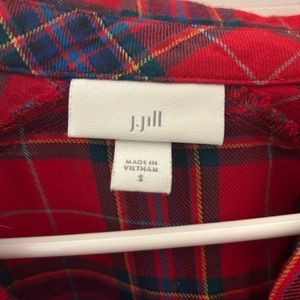 Womens J. jill Flannel Size:Small
